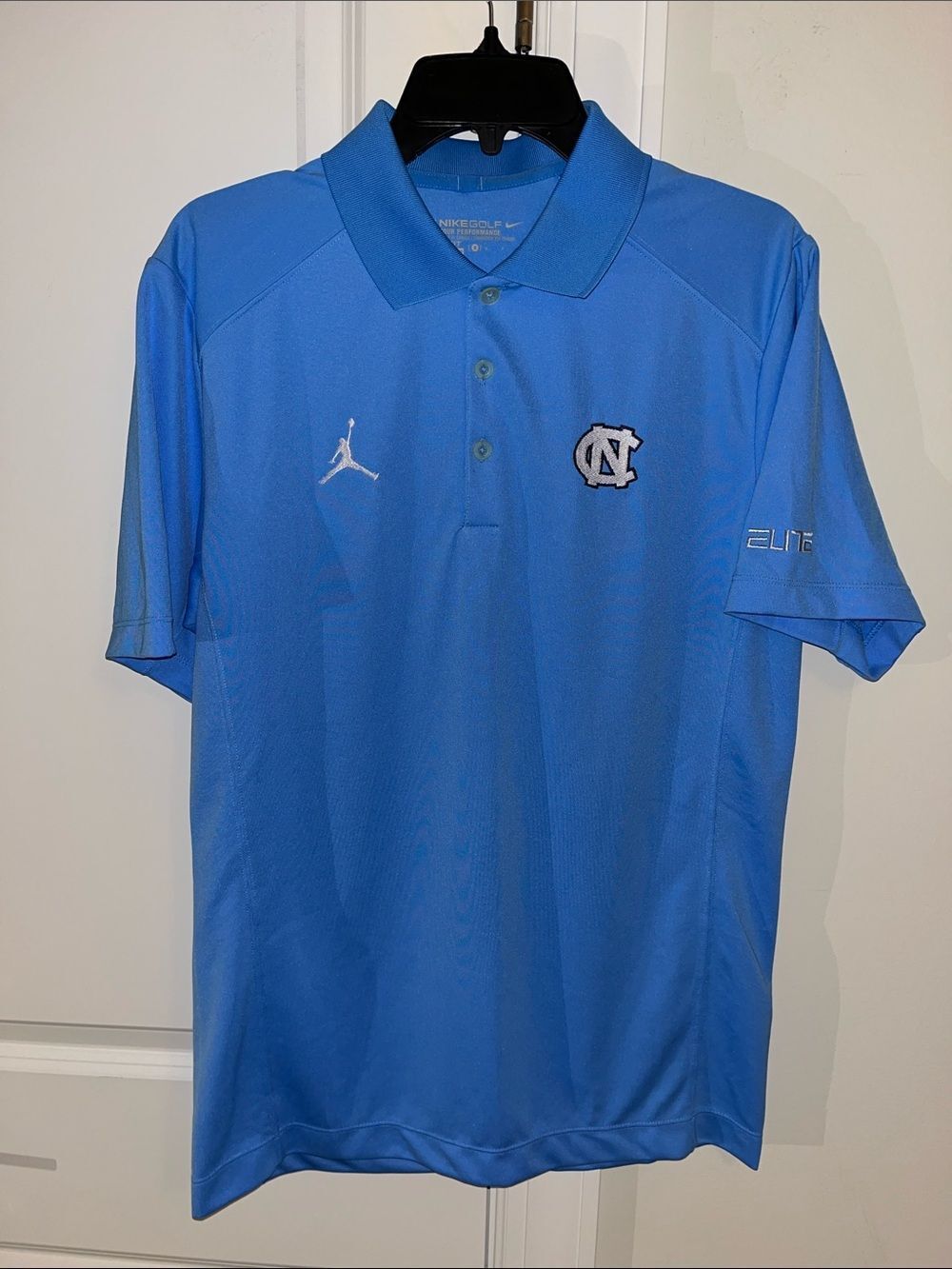 Nike Tour Performance UNC North Carolina TarHeels Elite Polo golf shirt S Men’s